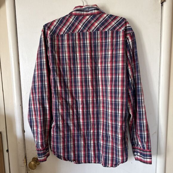 Canterbury of New Zealand Plaid Button Up Long Cotton Sleeve Shirt | Mens XL - Picture 9 of 9